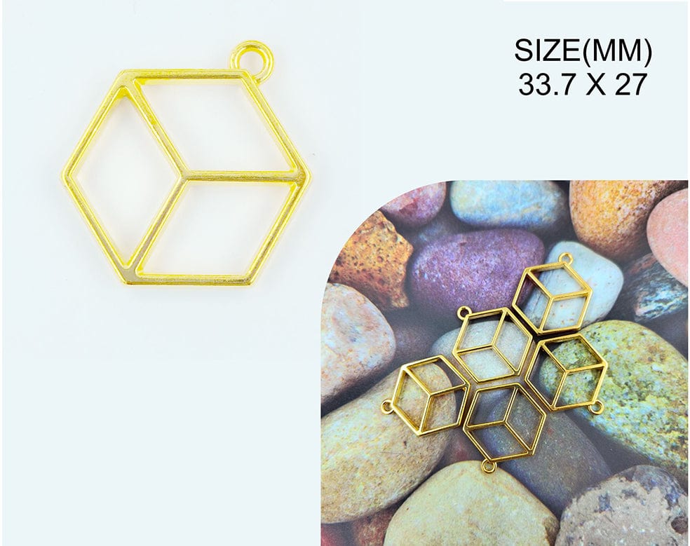 Gold Kube Bezel Bz068