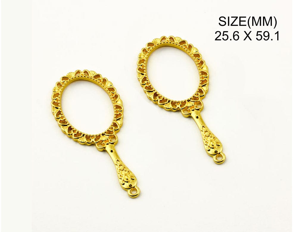 Gold Hand Mirror B Bezels Bz073