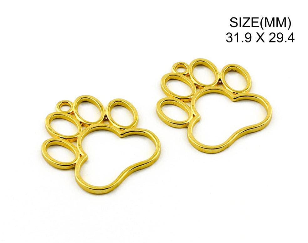 Gold Paw Bezels Bz078