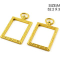Gold Square Photo Frame Bezels Bz079