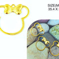 Gold Mickey Mouse Bezels Bz082