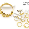 Gold Ocean Theme Pendant A Bezels Bz091