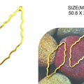 Gold Leaf Pendant Bezels Bz133