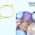 Gold Round Rakhi & Bracelet Bezel