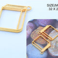 Gold Book Fream Pendant