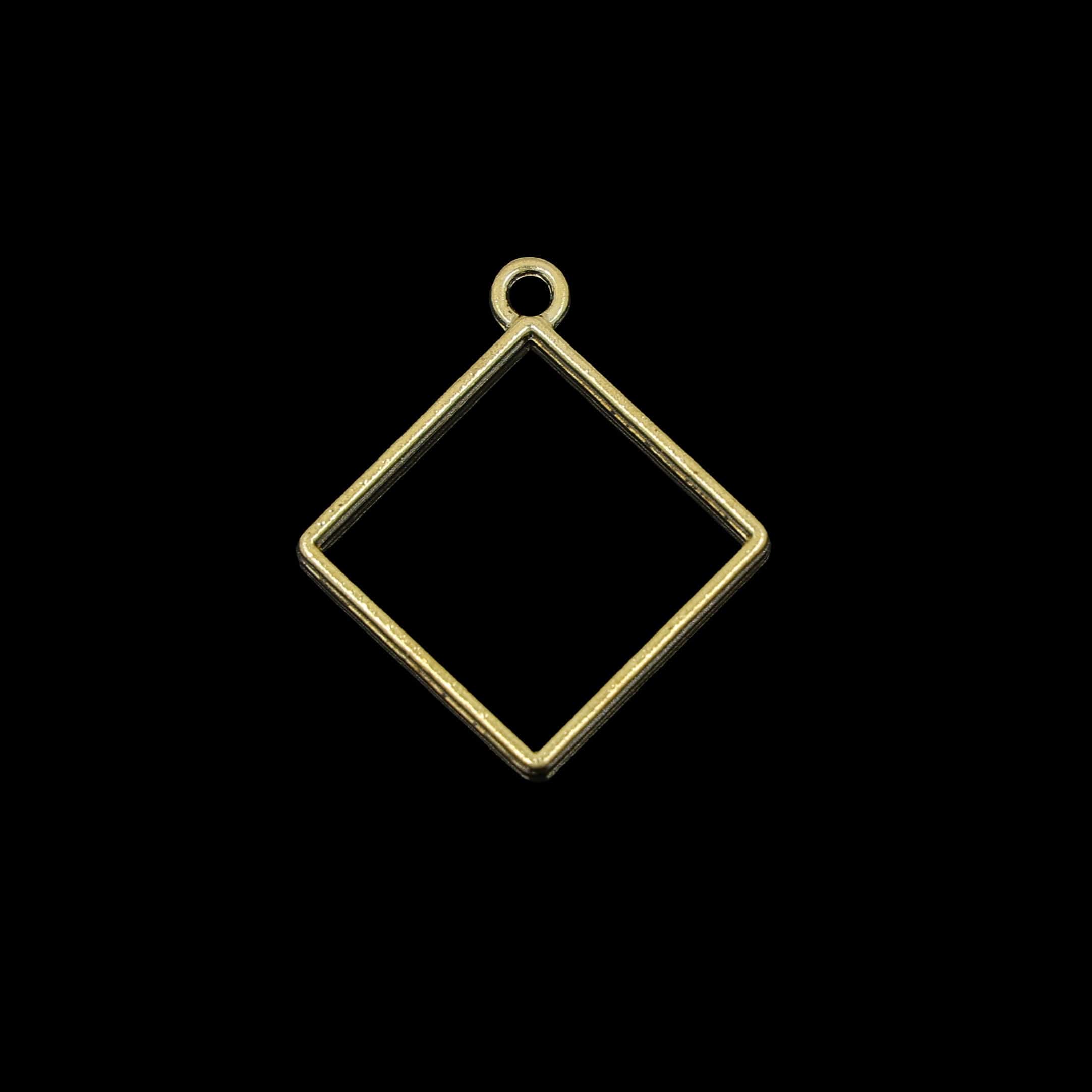 Gold Square Bezels