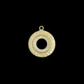 Gold Round Bezels