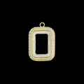 Gold Rectangle Bezels