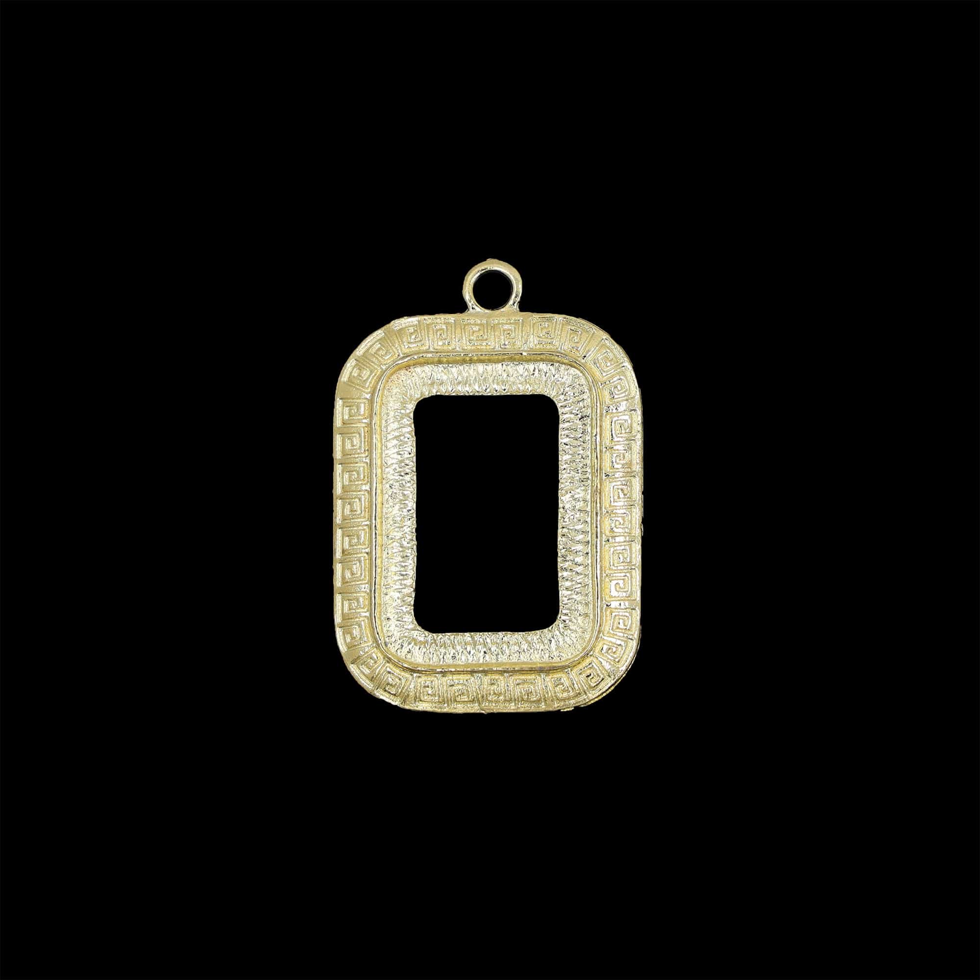 Gold Rectangle Bezels