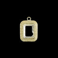 Gold Rectangle Bezels