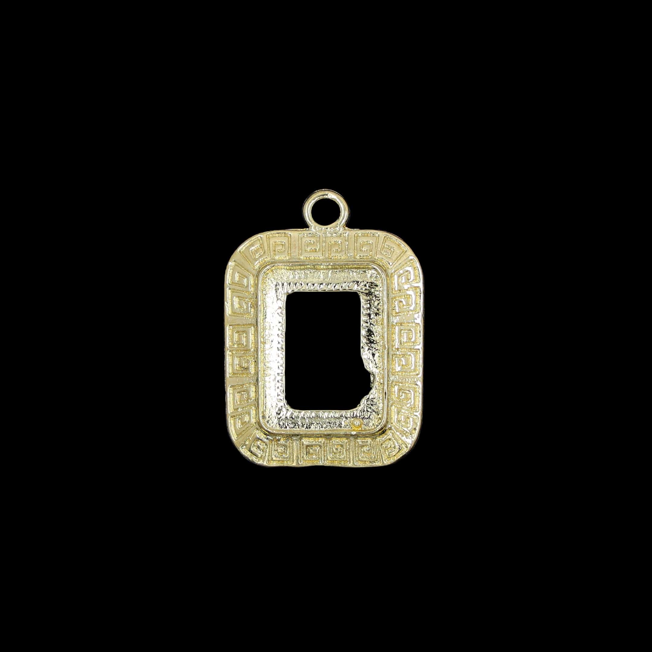 Gold Rectangle Bezels