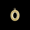 Gold Oval Bezels