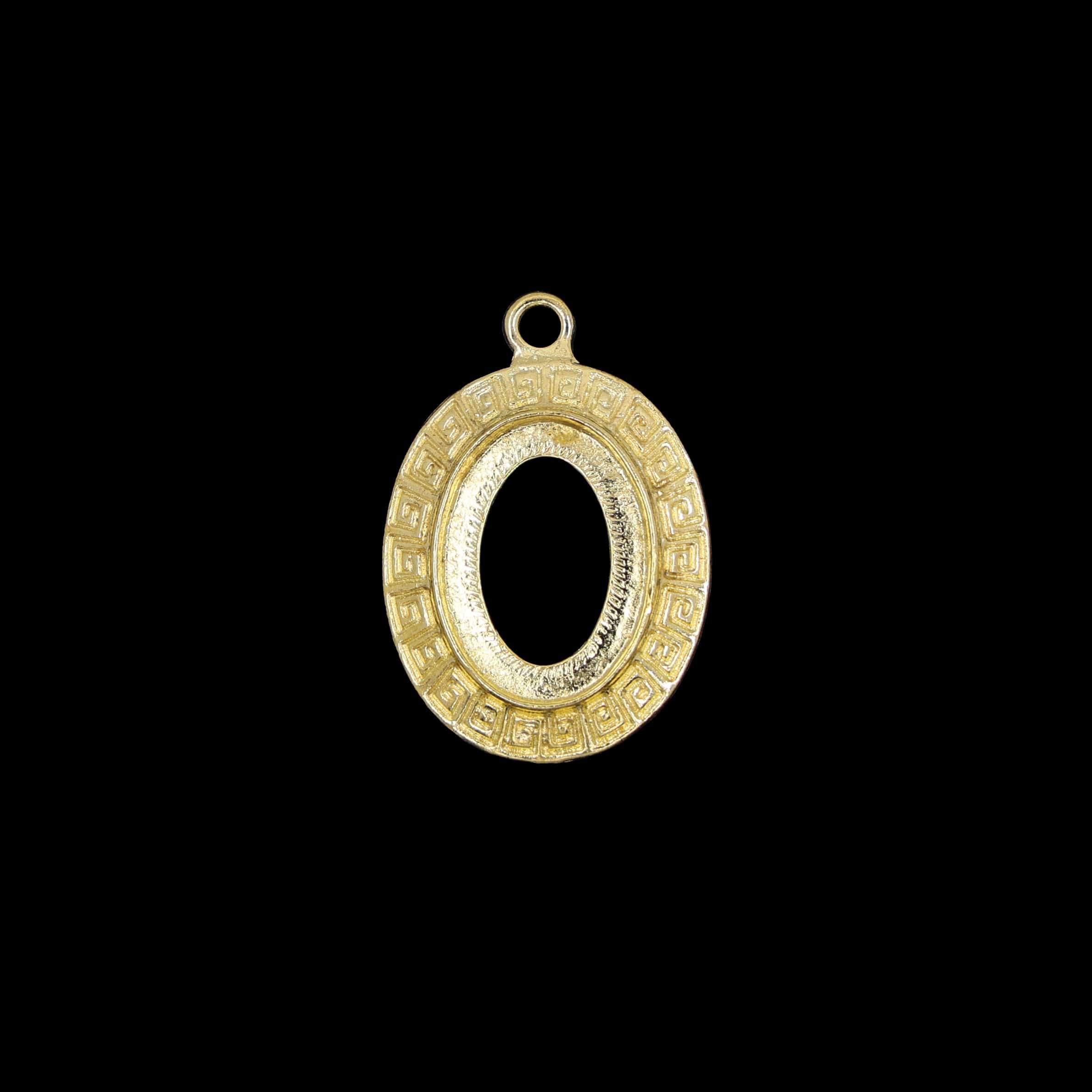 Gold Oval Bezels