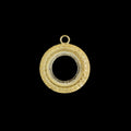 Gold Round Bezels