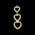 Gold Hanging Bezels
