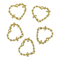 5 In 1 Designer Heart Bezels Set