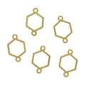 5 In 1 Gold Hexagon Rakhi Base Bezel Set