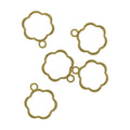 5 In 1 Gold Flower Bezel Set