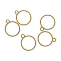 5 In 1 Gold Round Bezel Set