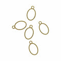 5 In 1 Gold Oval Bezel Set