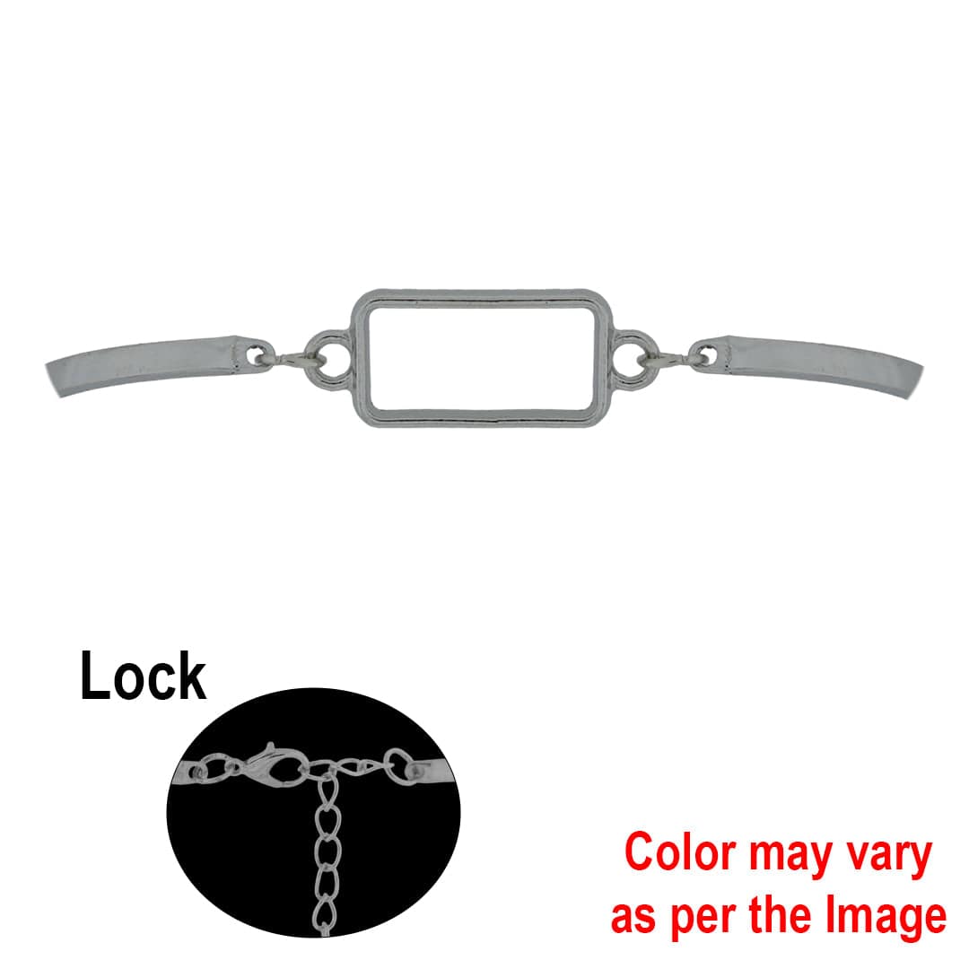 1Pc Rectangle Bracelet Bezels
