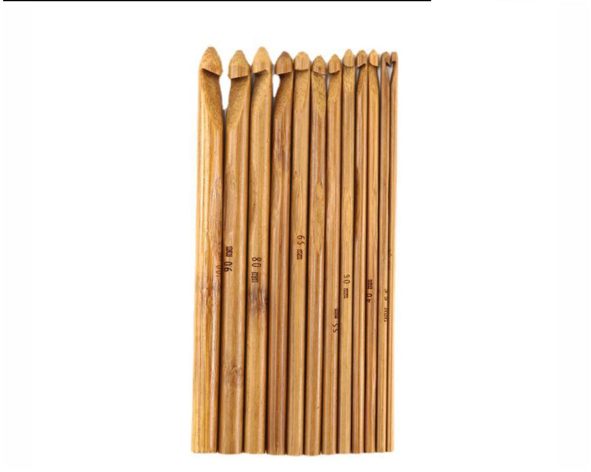 12 In 1 Wooden Crochet Hook