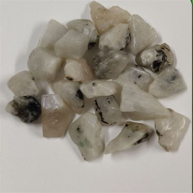 White Rainbow Moon Natural Stone