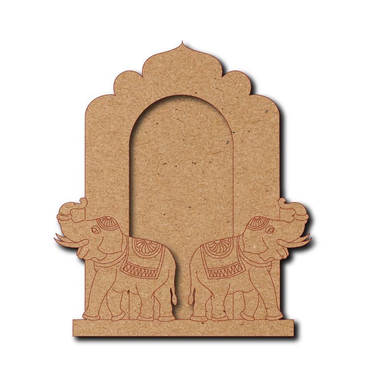 Royal Elephant MDF Jharokha