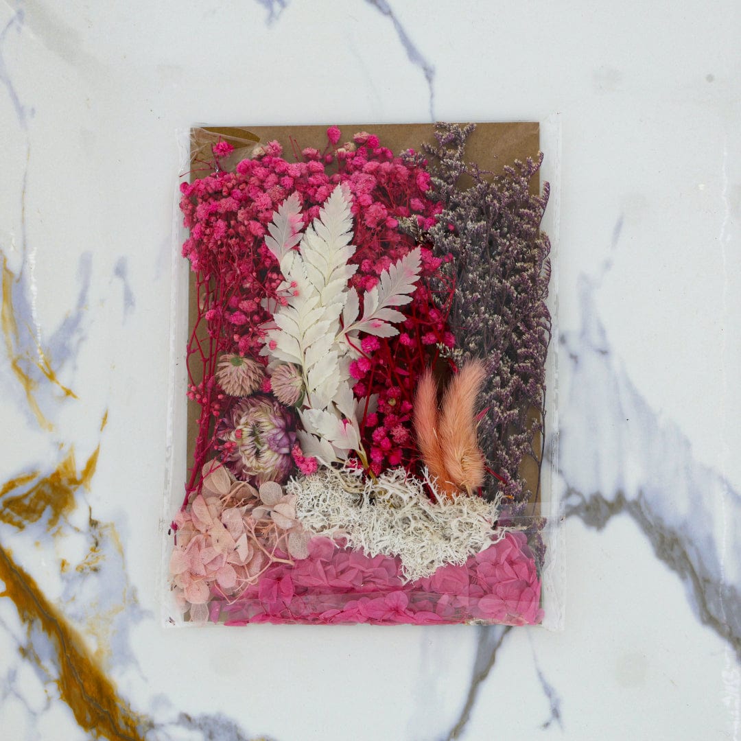 Dried Mixed Flower Pink Theme - 4
