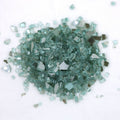 Green Reflective Firepit Glass