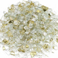 Light Green Reflective Firepit Glass