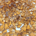 Dark Brown  Transparent Firepit Glass