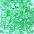Emerald Green  Transparent Firepit Glass