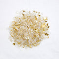 Small Gold Reflective Firepit Glass