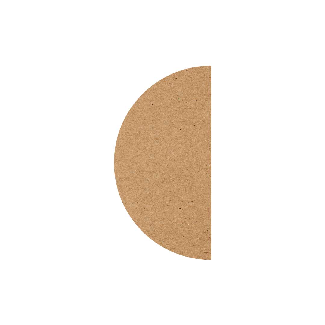 half circlediy mdf