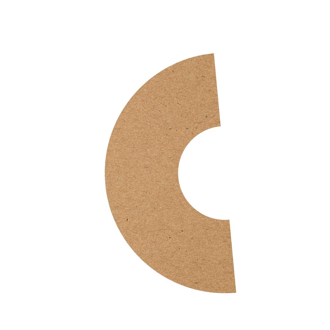 half ring diy mdf
