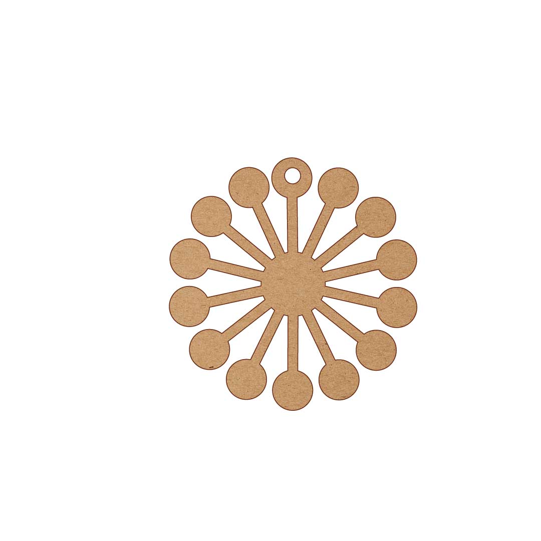 Abstract Sunburst Hanging Piece