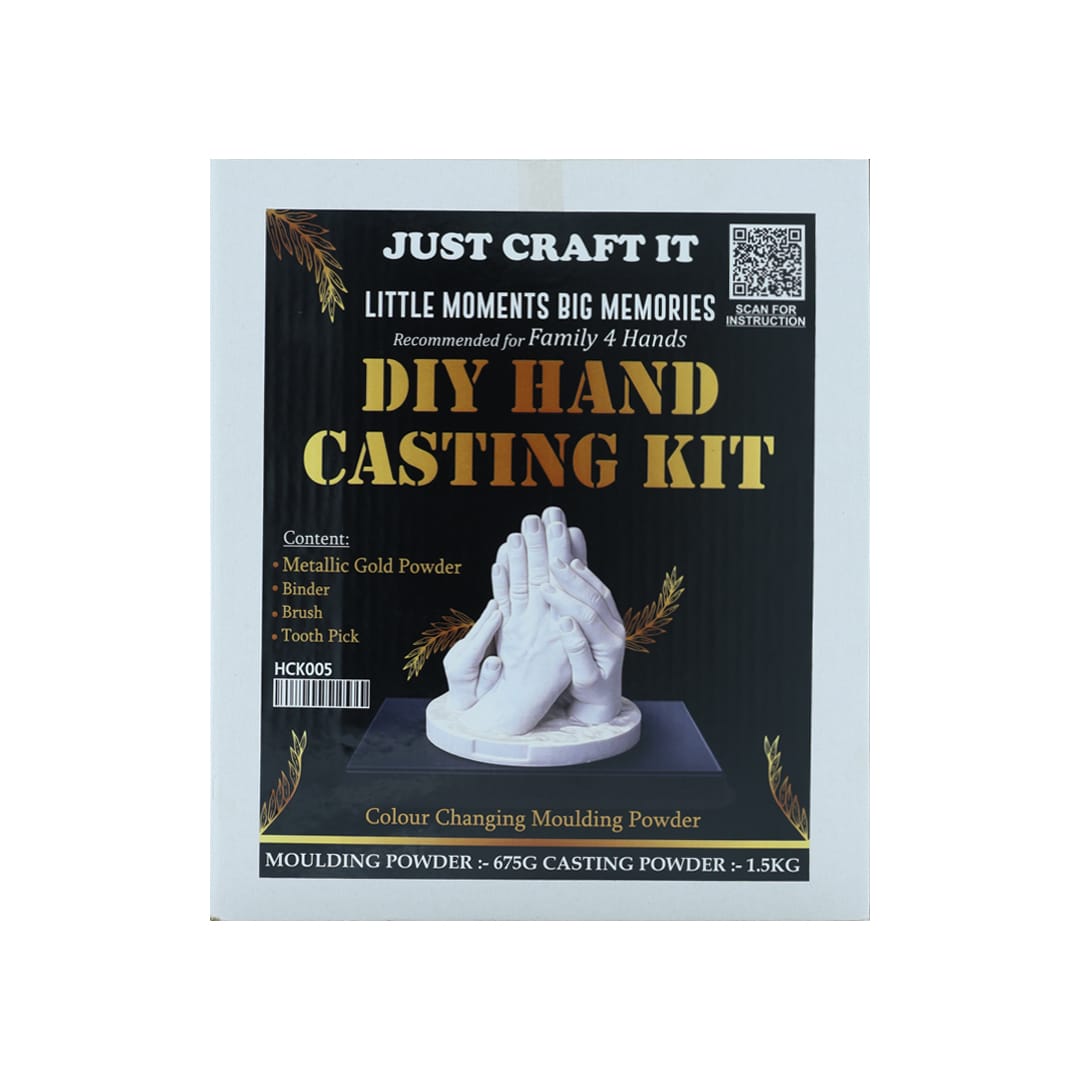 DIY Hand Casting Kit For Family 4 Hands