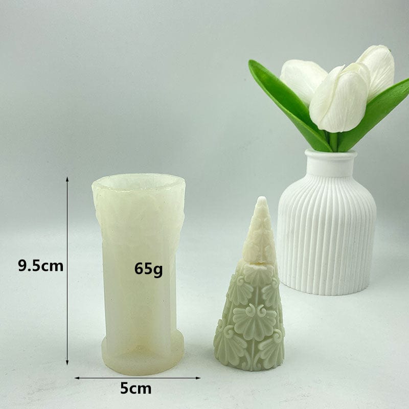 3D Christmas Tree Candle Handmade Mould