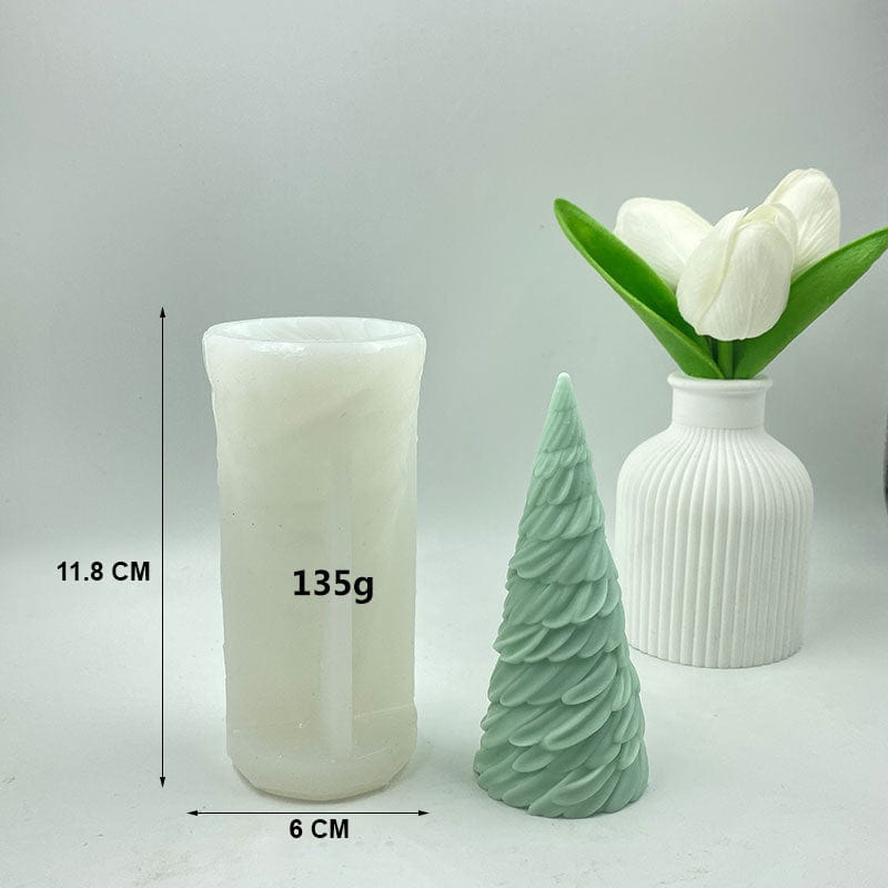 3D Christmas Tree Candle Handmade Mould