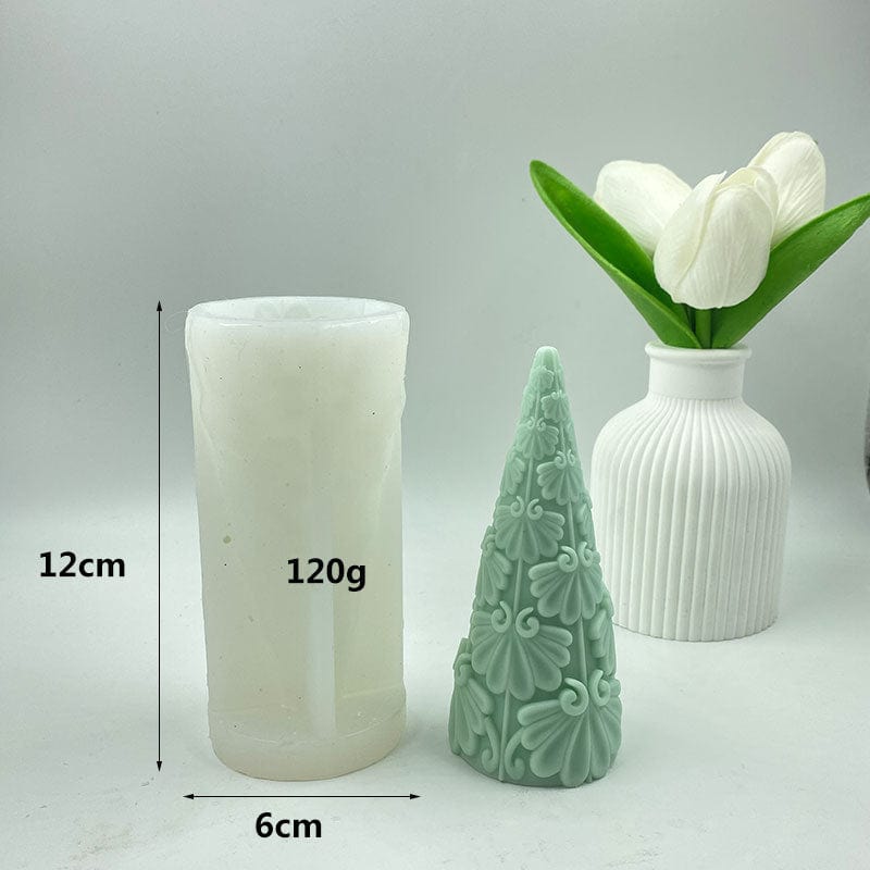 3D Christmas Tree Candle Handmade Mould