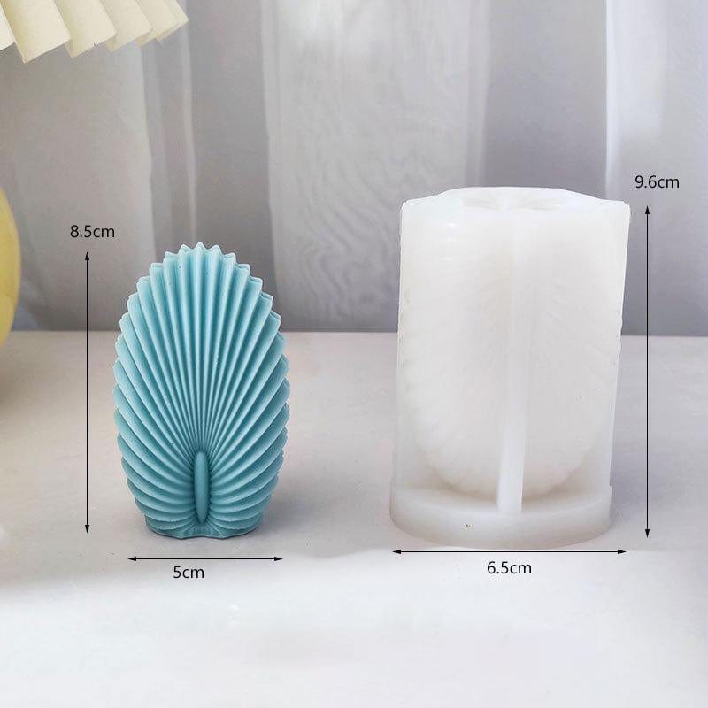 Modern Spiral Shell Shape Candle Handmade Mould
