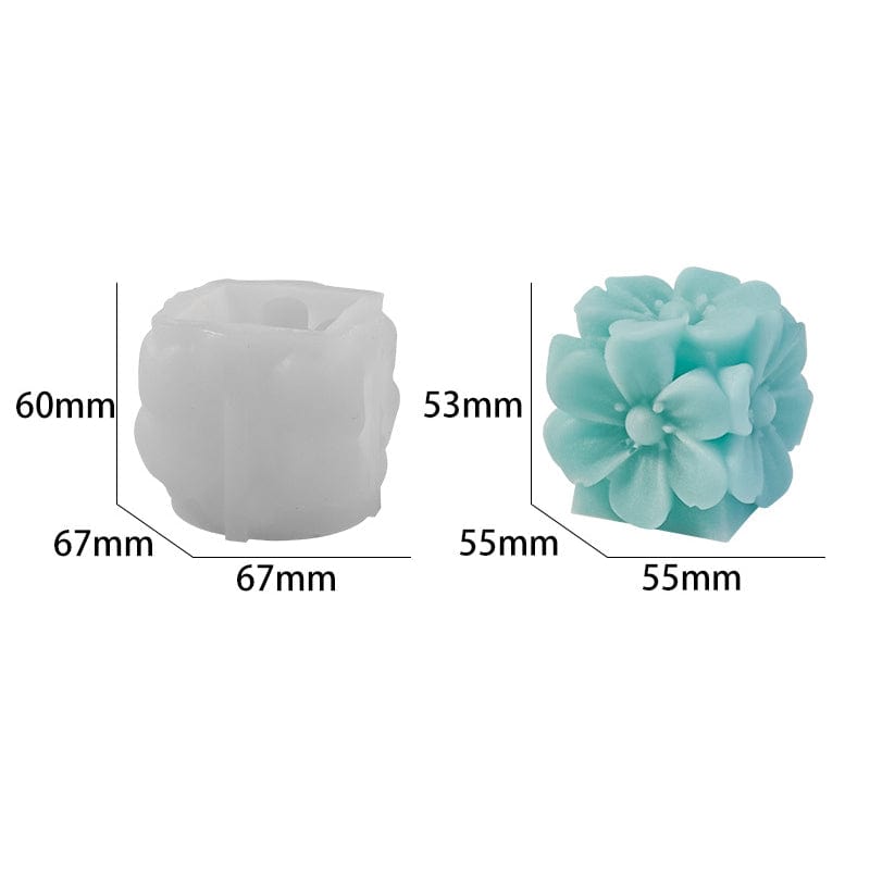 Flower Cube Handmade Mould