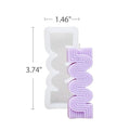 Long Spiral Line Strip Shape Handmade Mould