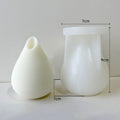 Geometric Water Drop Candle Handmade Mould
