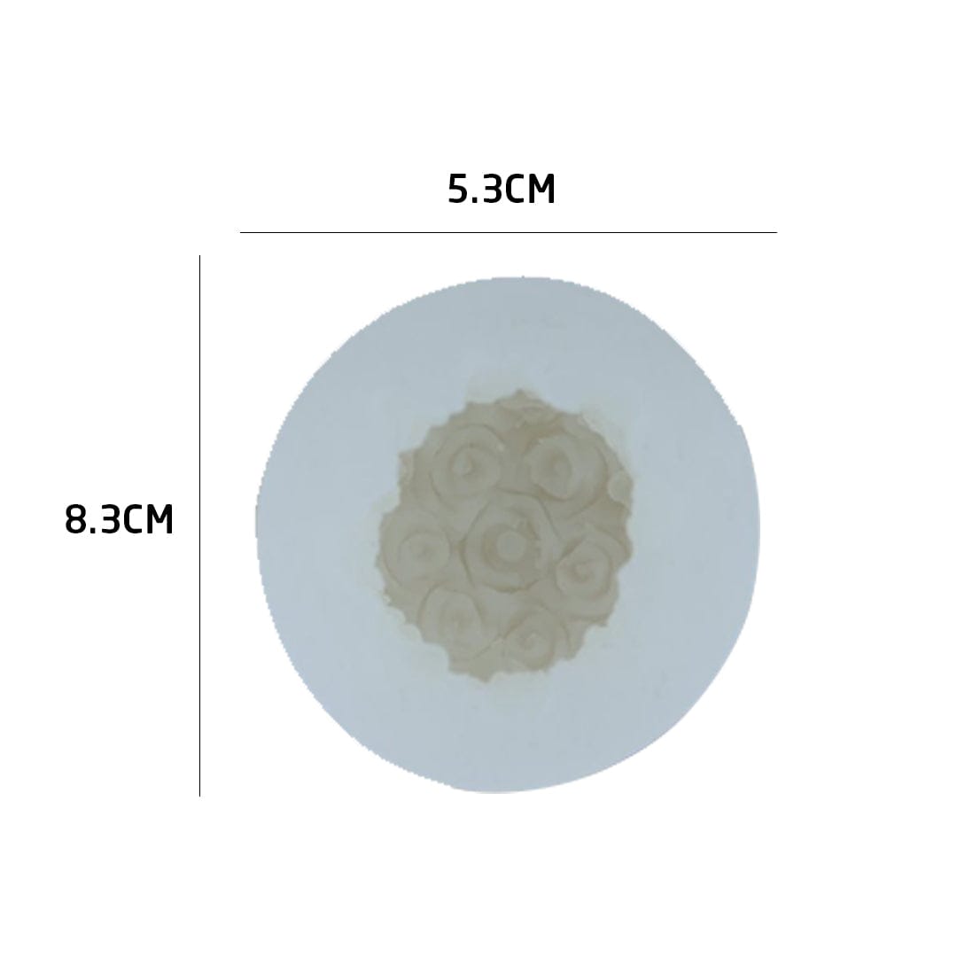 3D Rose Flower Handmade Mould