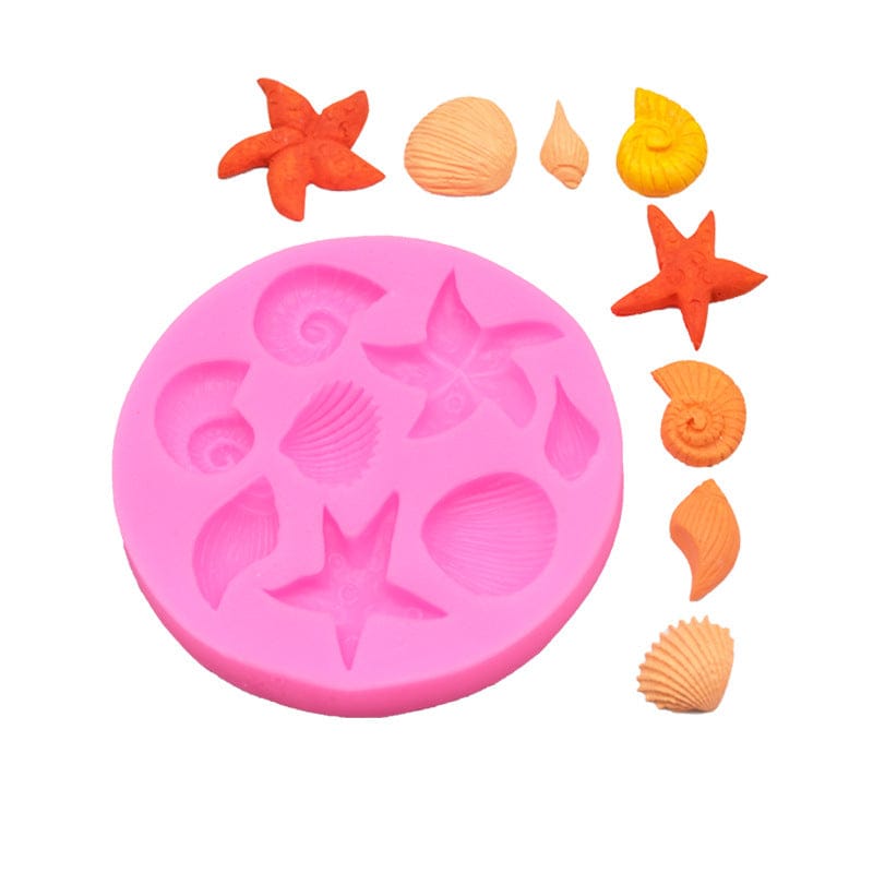 Seashell & Starfish Handmade Mould