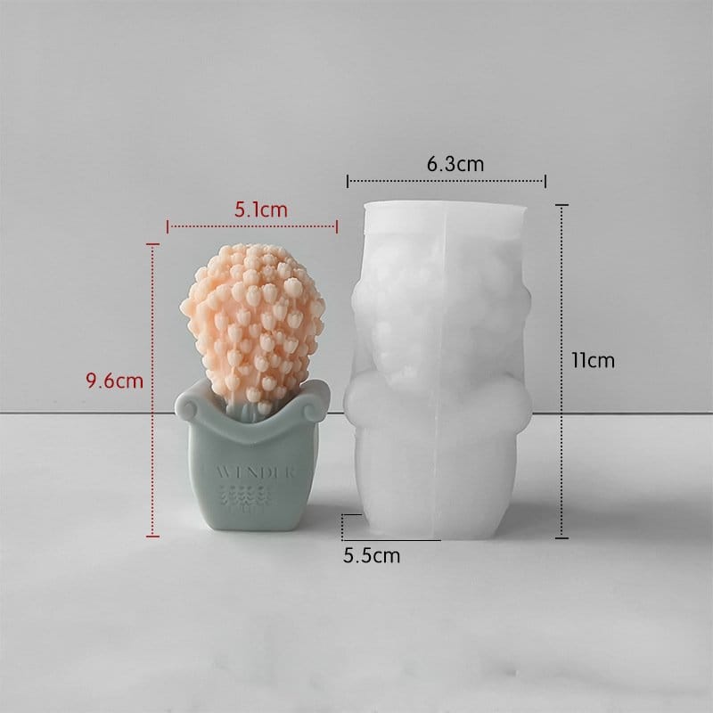 Flower Bouquet Shaped Candle Handmade Mould