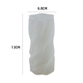 3D Cylinder Twisted Piller Candle Handmade Mould