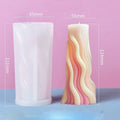 Spiral Wave Candle Handmade Mould